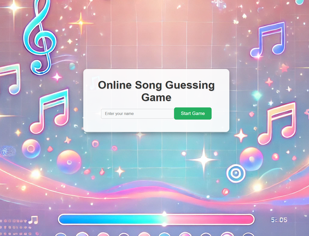 Online Song Guessing Game